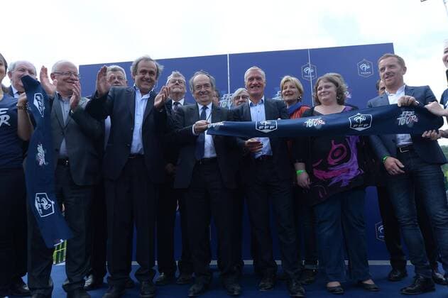 Football, Euro 2016, French Football Federation tour kick-off