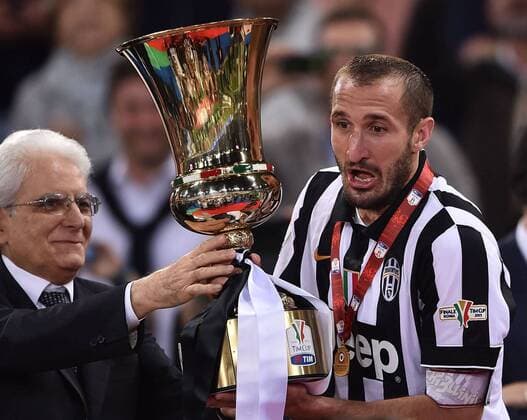 Football, Italy, Coppa Italia final, Juventus are Italian Cup winners