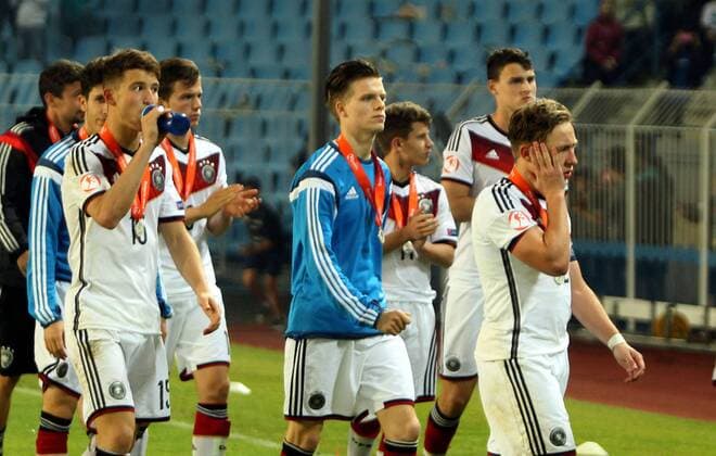 Football, U17 European Championship, Final, Germany loses to France
