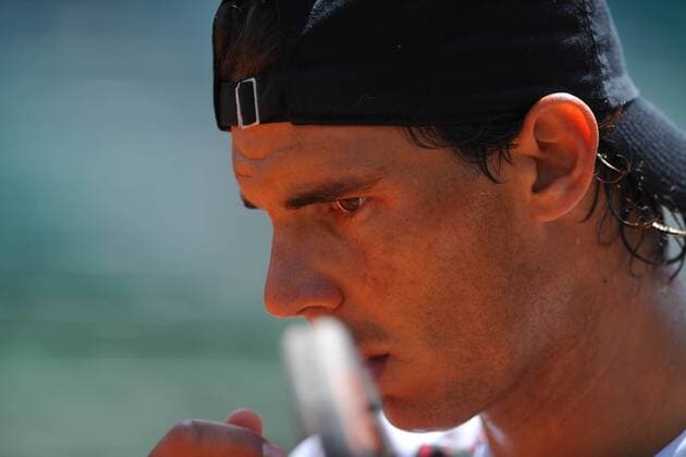 Tennis, Grand Slam, French Open in Paris, Training Rafael Nadal