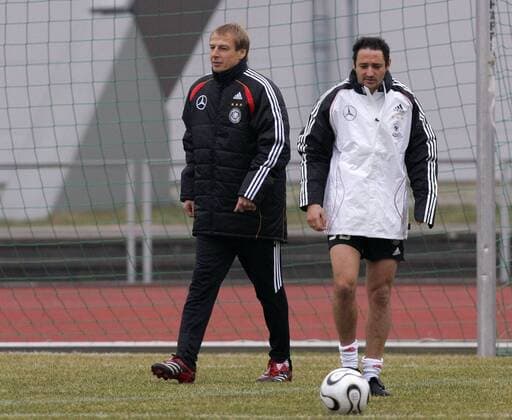 Football, training of the German national team