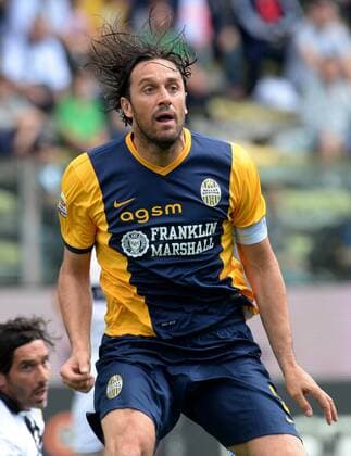 Football, Italy, Serie A, Hellas Verona, Luca Toni tops scorers' charts after brace