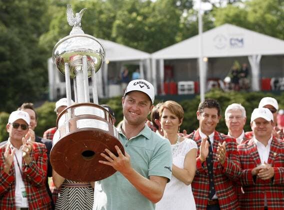 Golf, Crowne Plaza Invitational in Fort Worth, Texas, winner Chris Kirk
