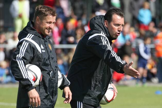 Football, Belgium national team, Training with national coach Marc Wilmots