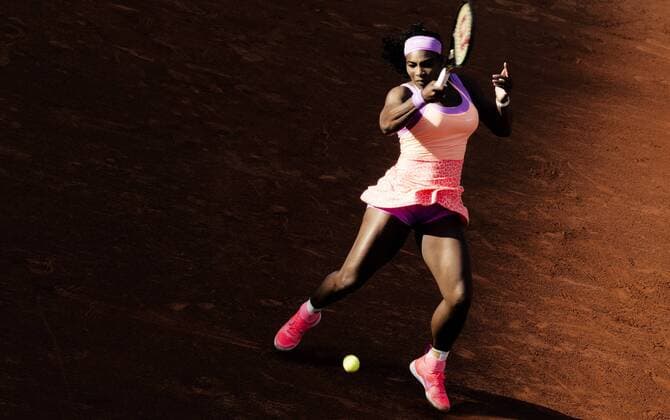 Tennis, French Open in Paris, Serena Williams defeats Victoria Azarenka