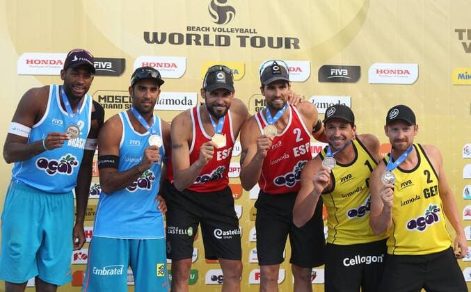 Beach volleyball, Pablo Herrera and Adrian Gavira win Grand Slam in Moscow