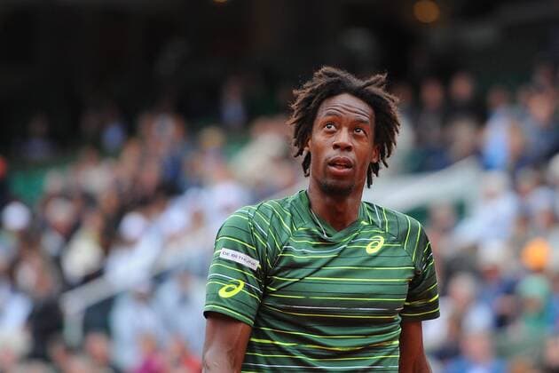 Tennis, French Open in Paris, Gael Monfils - Roger Federer