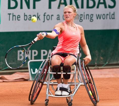 Disabled sports, wheelchair tennis, French Open in Paris