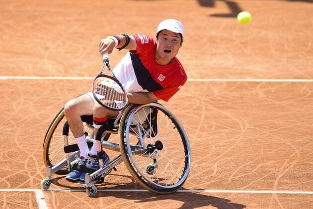 Tennis, French Open, Shingo Kunieda wins final in wheelchair tennis