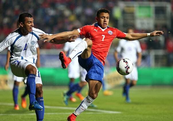 Football, International match, Chile - El Salvador