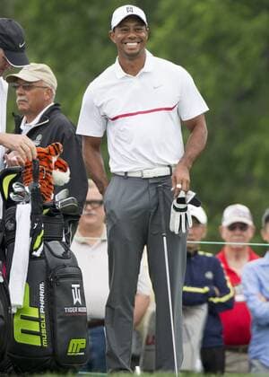 Golf, Tiger Woods at the Memorial Tournament in Dublin