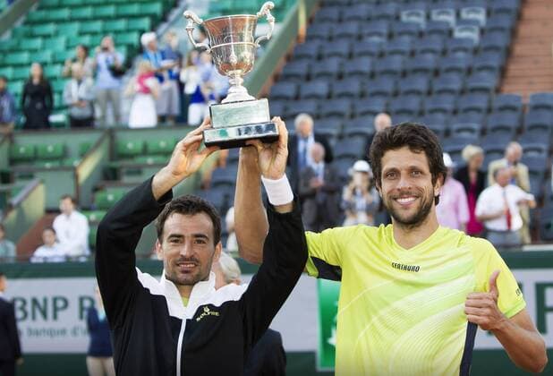 Tennis, Grand Slam, French Open in Paris, Men, Dodig and Melo win doubles final