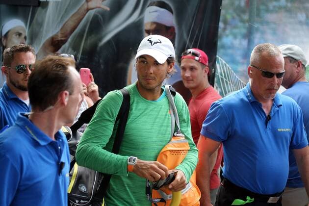Tennis, Rafael Nadal at the ATP Tournament in Stuttgart