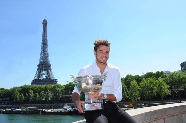 Tennis, Shooting with French Open winner Stanislas Wawrinka on the Seine in Paris