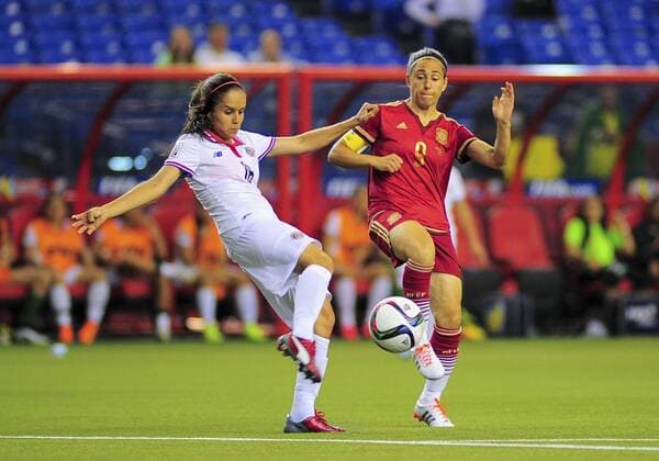 Football, Women's World Cup in Canada, Spain - Costa Rica