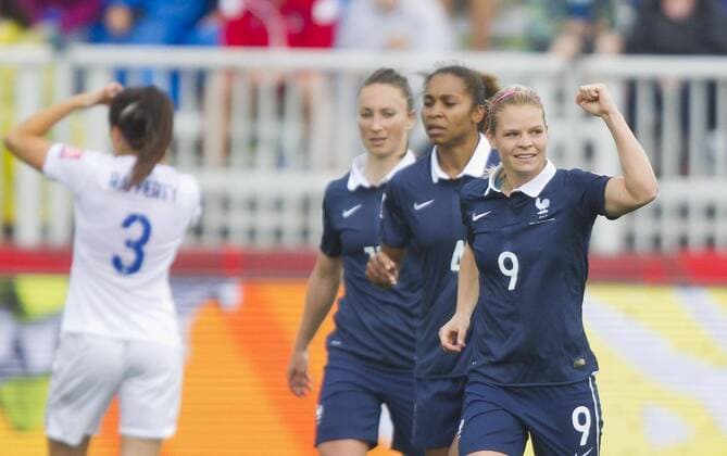 Football, Women's World Cup in Canada, France - England