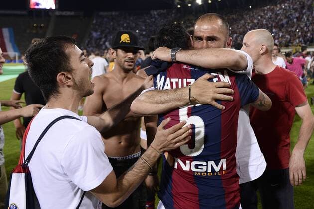 Football, Italy, Serie B play-offs, Bologna FC promoted back to Serie A