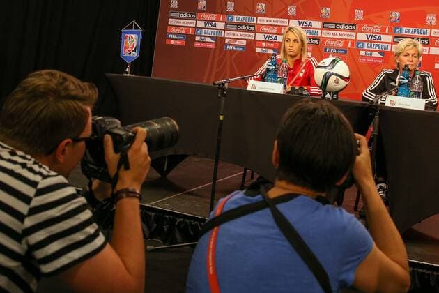 Football, Women's World Cup in Canada, DFB Press Conference