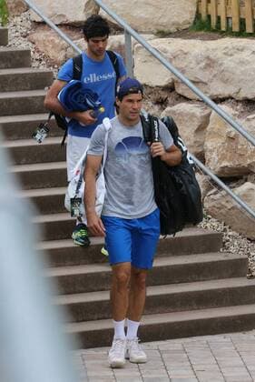 Tennis, ATP Tournament in Stuttgart, Training Tommy Haas