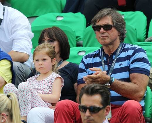 Tennis, ATP tournament in Stuttgart, Tommy Haas' family in the stands