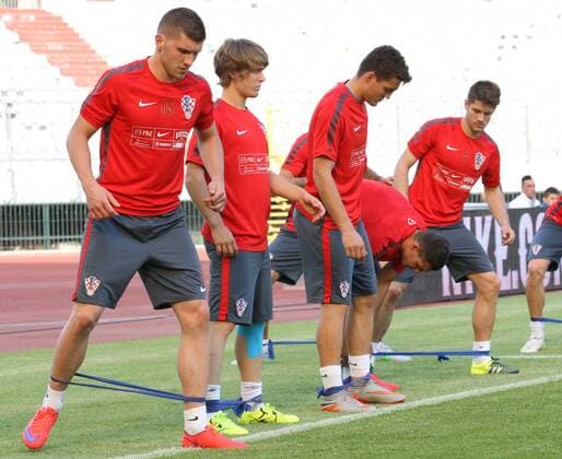 Football, Training National Team Croatia in Split