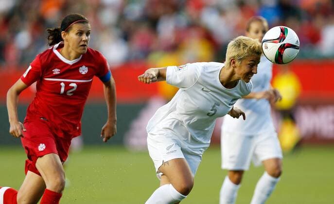 Football, Women's World Cup in Canada, Canada - New Zealand