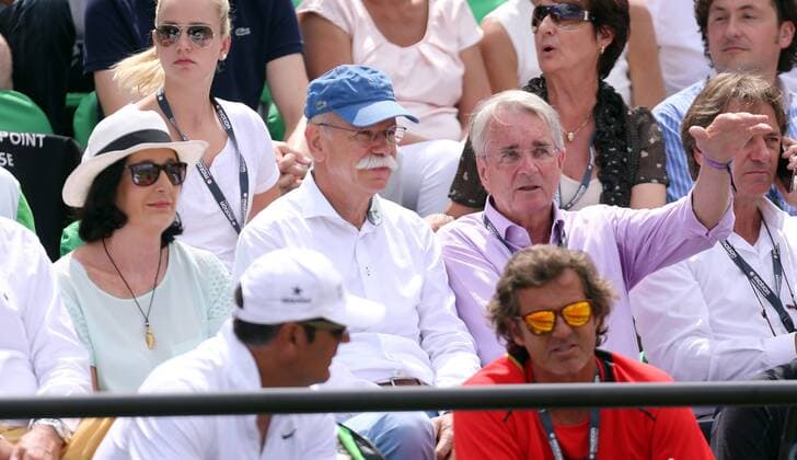 Tennis, ATP Tournament in Stuttgart Weissenhof, Dieter Zetsche in the stands