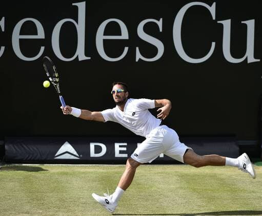 Tennis, ATP Tournament in Stuttgart Weissenhof, Marin Cilic - Viktor Troicki