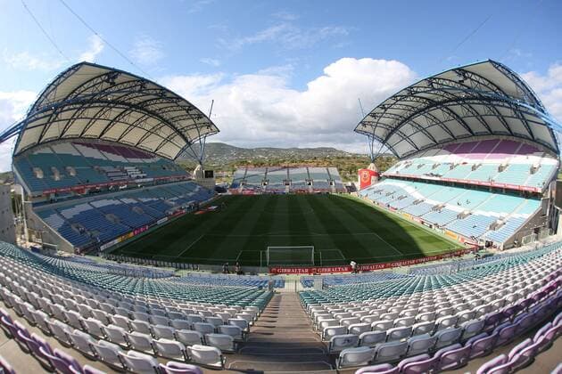 Football, Euro Quali, Gibraltar - Germany, Estadio do Algarve in Faro before the match