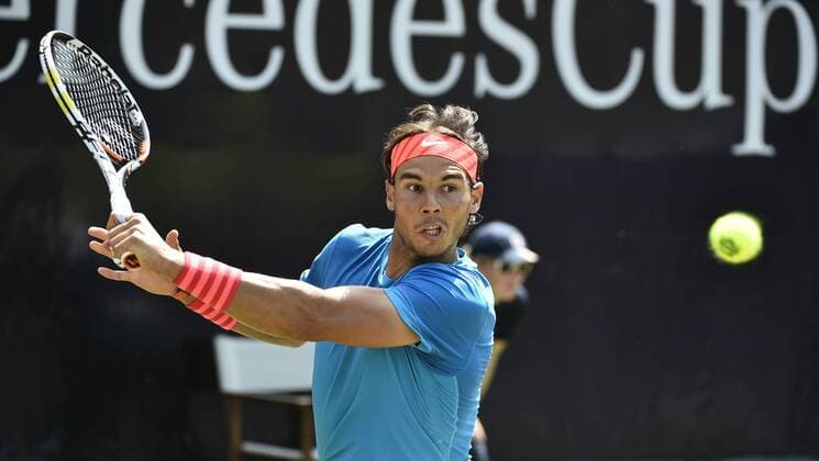 Tennis, ATP Tournament in Stuttgart, Final, Rafael Nadal vs Viktor Troicki