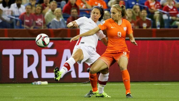 Football, Women's World Cup in Canada, Netherlands - Canada