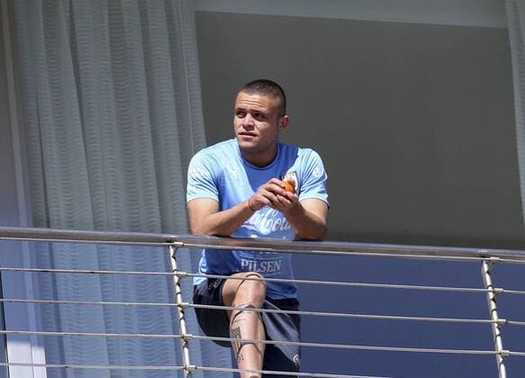Football, Copa America, Uruguay national team at team hotel