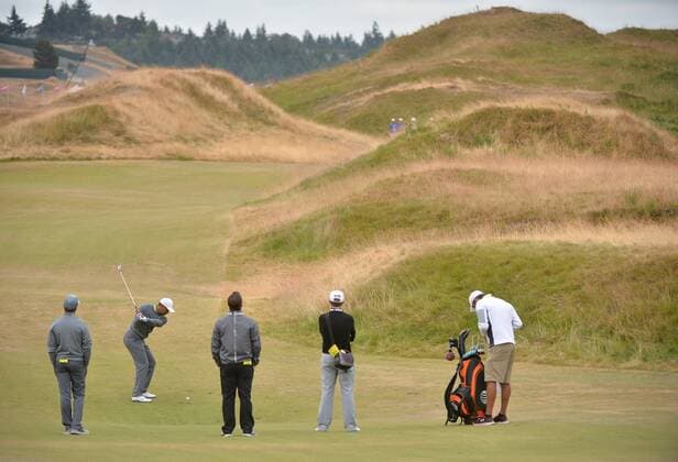Golf, US Open, Practice