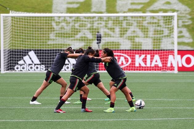 Football, Women, World Cup, Training Mexico