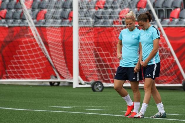 Football, Women, World Cup, Training France