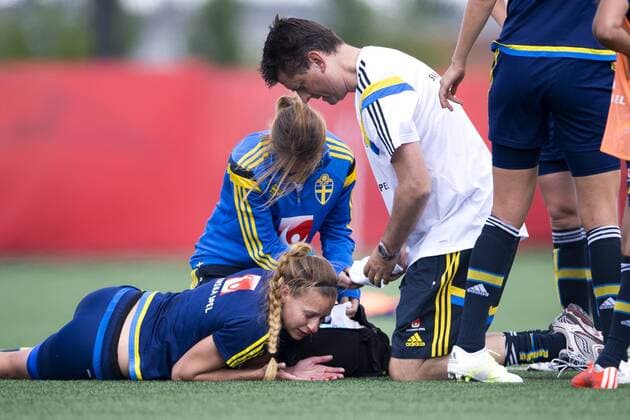 Football, Women's World Cup in Canada, Training National Team Sweden