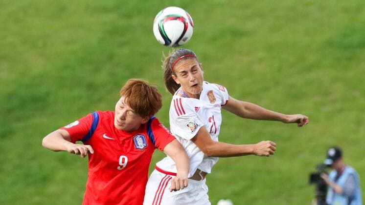 Football, Women's World Cup in Canada, South Korea - Spain
