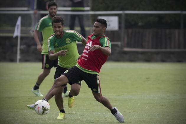 Football, Gold Cup, Training Mexico