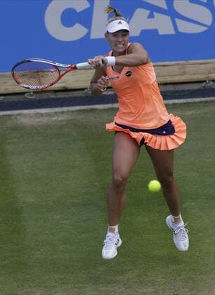 Tennis, Angelique Kerber defeats Sabine Lisicki, WTA Tournament in Birmingham, Semifinals