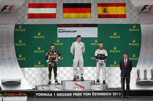 Porsche Super Cup in Spielberg, Award Ceremony