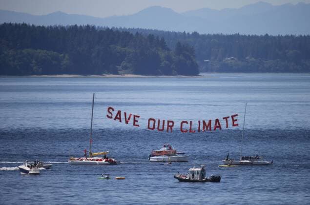 Golf, US Open, environmentalist protest