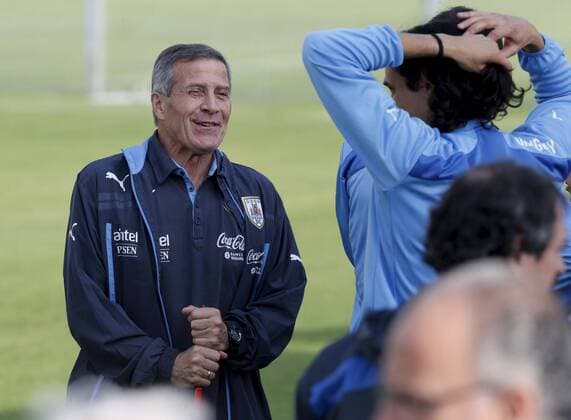 Football, Copa America, Training Uruguay