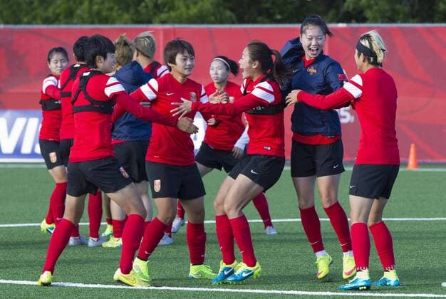 Football, Women's World Cup, Training National Team China
