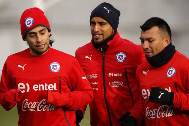 Football, Copa America, Training and PK National Team Chile