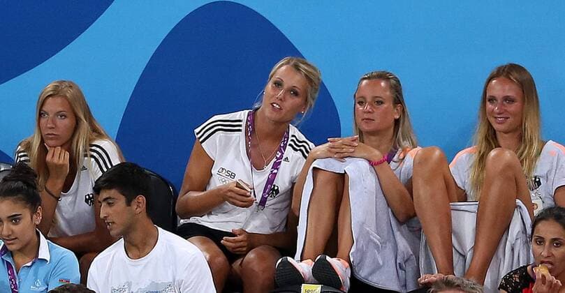 European Games in Baku, Volleyball, German women's team follows men's quarter-final in the stands