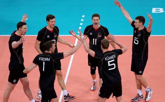 European Games in Baku, Volleyball, Quarter-final, Germany - Serbia