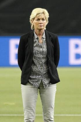 Football, Women's World Cup, Germany - France: Silvia Neid before kick-off