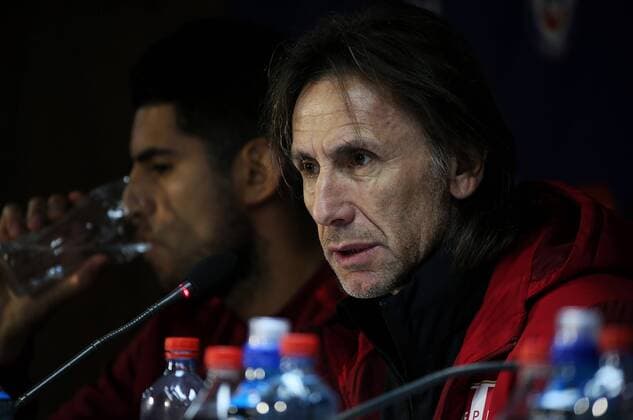 Football, Copa America, Peru - Press conference