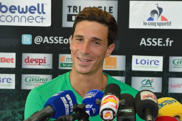 Football, France, PK New signing Vincent Pajot at AS St. Etienne