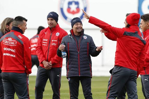 Football, Copa America, Training National Team Chile